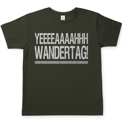 YEEEAH Wandertag! - Herren Shirt Urban Khaki
