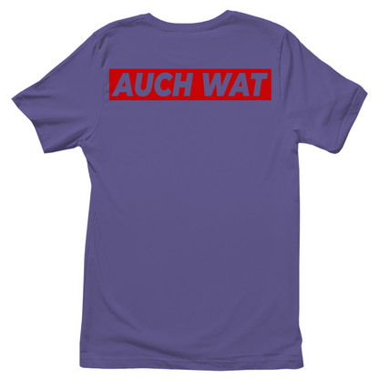 Hinten steht auch wat - Beidseitiger Druck - Damenshirt