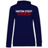Hinten steht auch wat - Beidseitiger Druck - Damen Hoodie Navy Blue