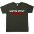 Hinten steht auch wat - Beidseitiger Druck - Herren Shirt Urban Khaki