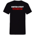 Hinten steht auch wat - Beidseitiger Druck - Herren V-Neck Shirt Black