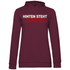 Hinten steht auch wat - Beidseitiger Druck - Damen Hoodie Wine