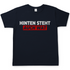 Hinten steht auch wat - Beidseitiger Druck - Herren Shirt Navy