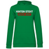 Hinten steht auch wat - Beidseitiger Druck - Damen Hoodie Kelly Green