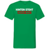 Hinten steht auch wat - Beidseitiger Druck - Herren V-Neck Shirt Kelly Green