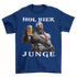Kratos God of War hol Bier Junge - Herren Shirt Navy