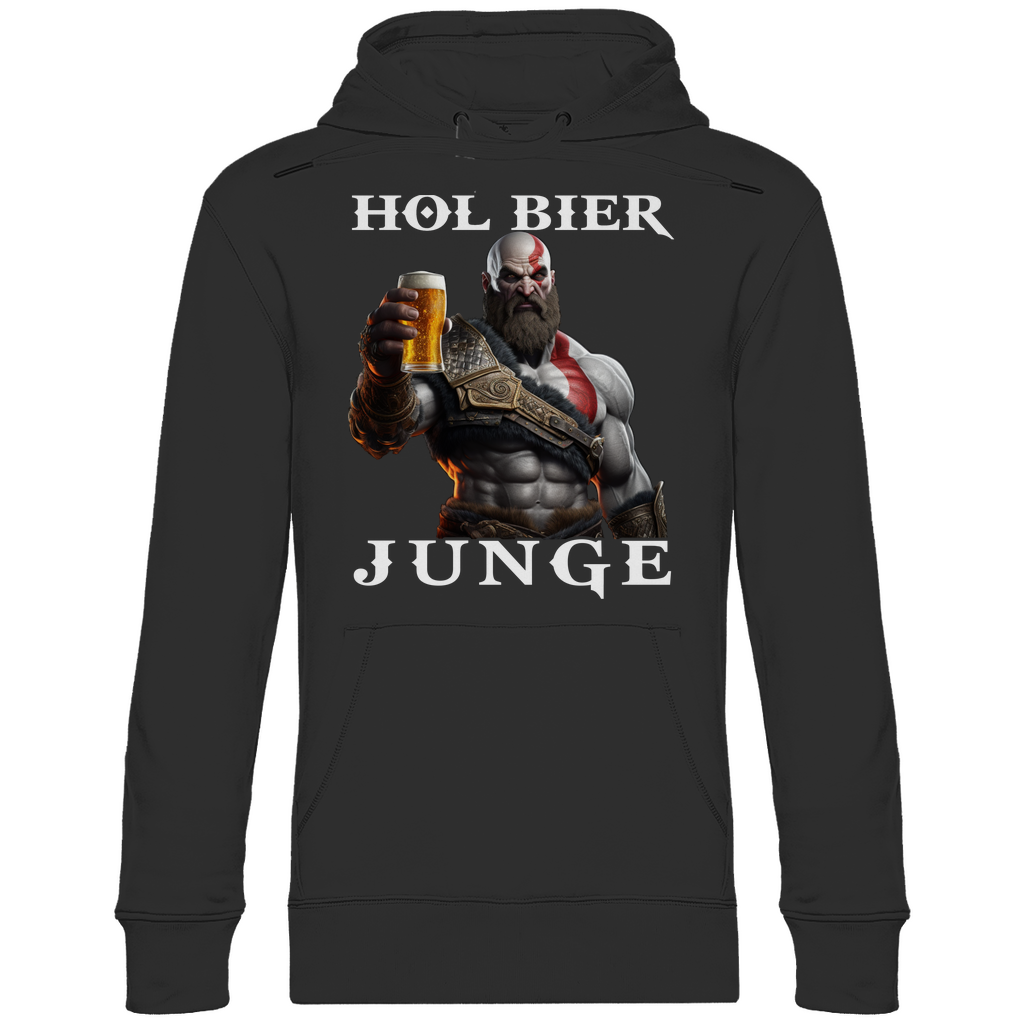 Kratos God of War hol Bier Junge - Unisex Hoodie Black