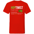 Hoptimist - Herren V-Neck Shirt Red