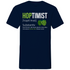 Hoptimist - Herren V-Neck Shirt Navy