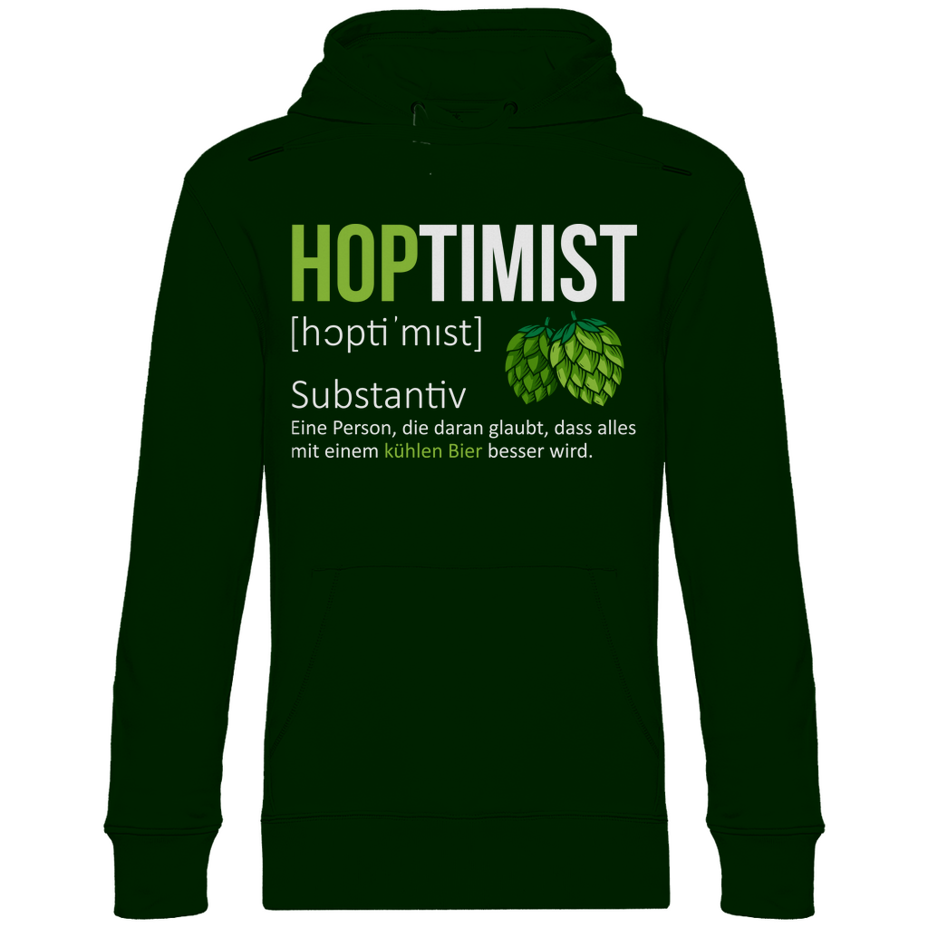 Hoptimist - Unisex Hoodie Forest Green