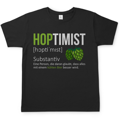 Hoptimist - Herren Shirt Black