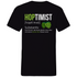 Hoptimist - Herren V-Neck Shirt Black