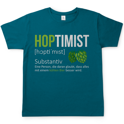 Hoptimist - Herren Shirt Diva Blue