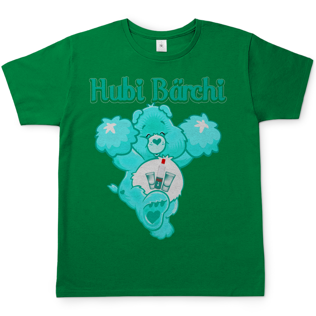 Hubi Bärchi - Glücksbärchi - Herren Shirt Kelly Green