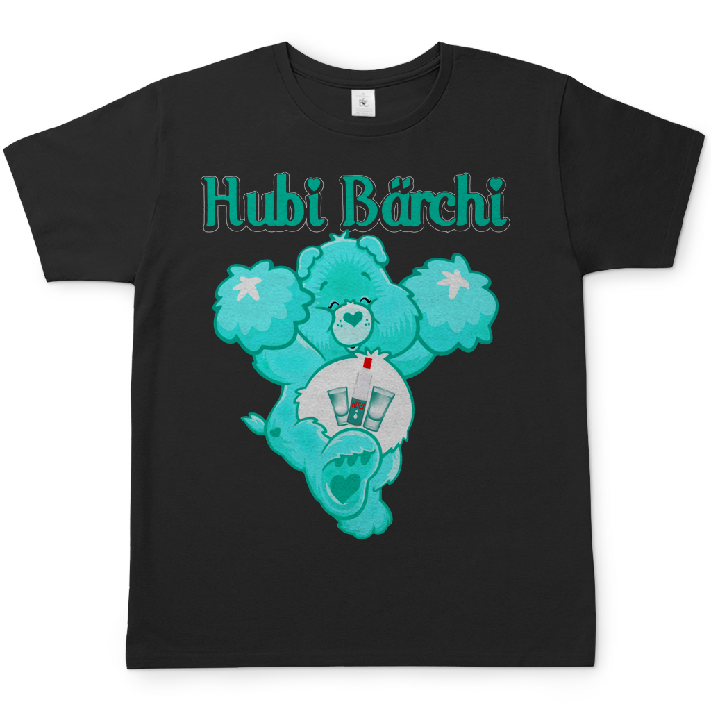 Hubi Bärchi - Glücksbärchi - Herren Shirt Black