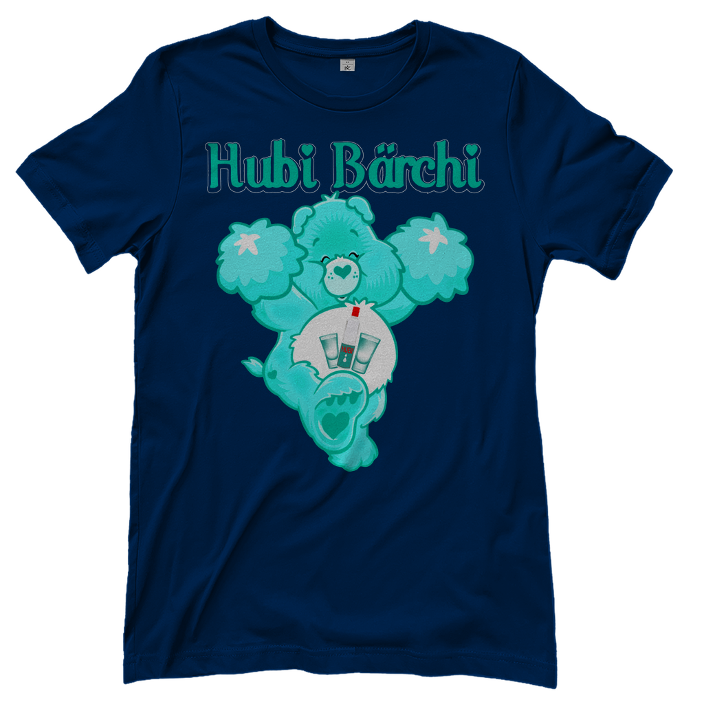Hubi Bärchi - Glücksbärchi - Damenshirt Navy