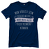 Nur hübsch sein reicht nicht Bier trinken - Damenshirt Navy