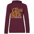 Ich gehe jetzt Bier trinken HDR - Beidseitiger Druck - Damen Hoodie Wine
