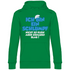 Ich bin ein Schlumpf nicht so klein aber genauso blau - Unisex Hoodie Kelly Green
