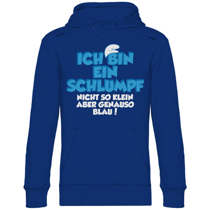 Ich bin ein Schlumpf nicht so klein aber genauso blau - Unisex Hoodie Royal