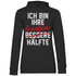Ich bin ihre besoffene Hälfte - Damen Hoodie Black