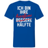 Ich bin ihre besoffene Hälfte - Herren V-Neck Shirt Royal Blue