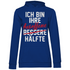 Ich bin ihre besoffene Hälfte - Damen Hoodie Royal