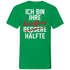 Ich bin ihre besoffene Hälfte - Herren V-Neck Shirt Kelly Green