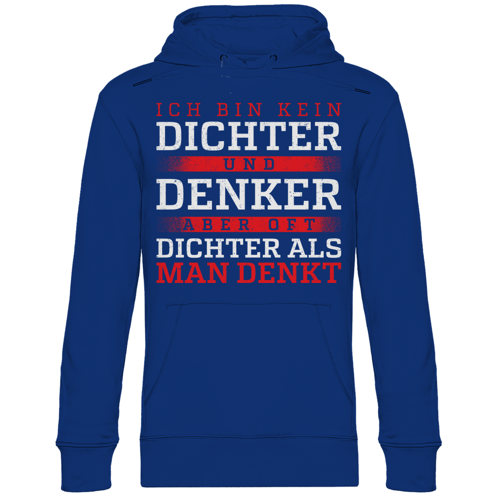 Oft dichter als man denkt - Unisex Hoodie Royal
