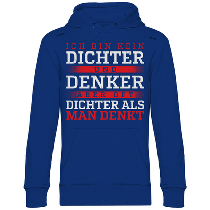 Oft dichter als man denkt - Unisex Hoodie Royal