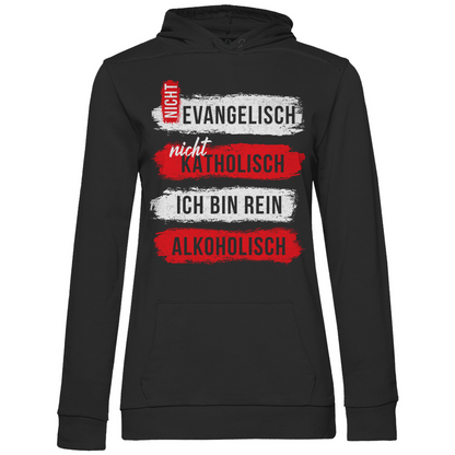 Ich bin rein Alkoholisch - Damen Hoodie Black