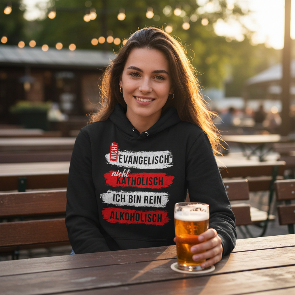 Ich bin rein Alkoholisch - Damen Hoodie