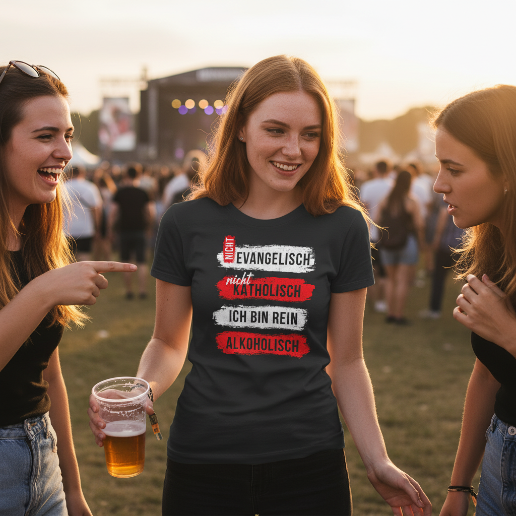 Ich bin rein Alkoholisch - Damenshirt