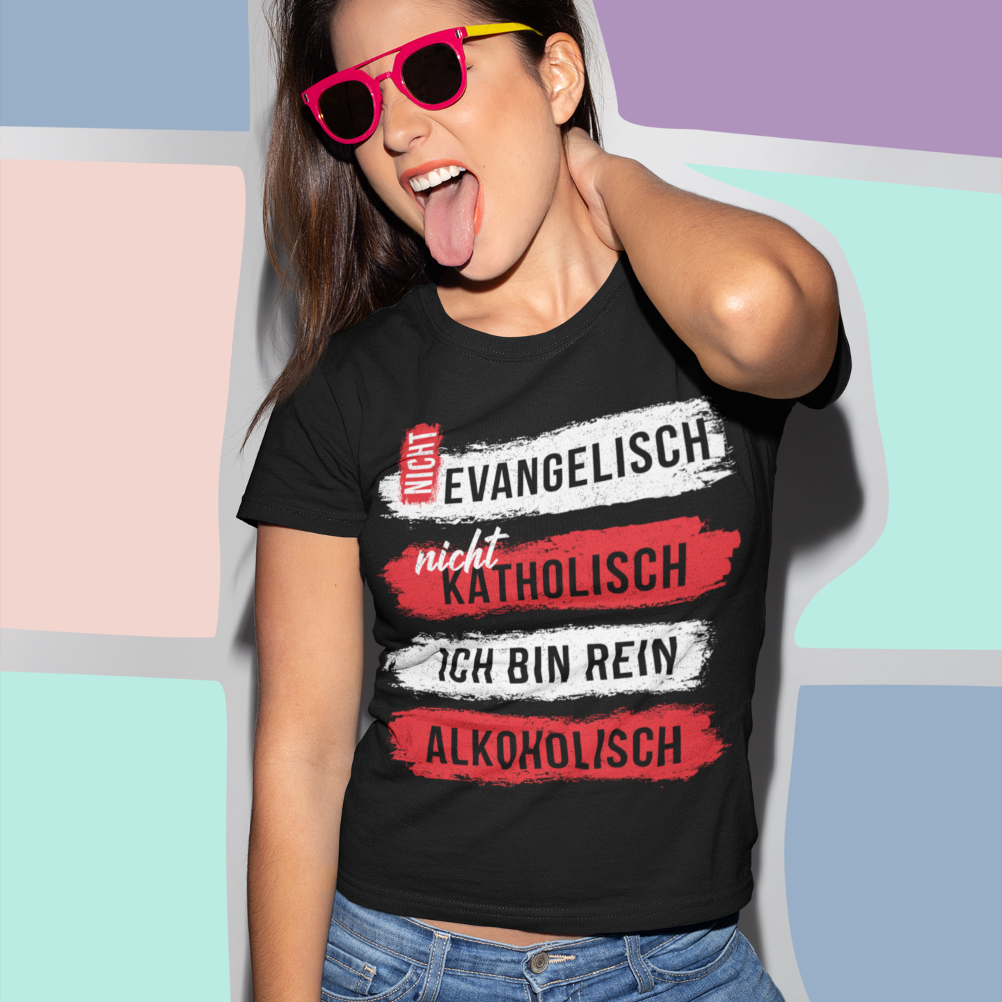 Ich bin rein Alkoholisch - Damenshirt