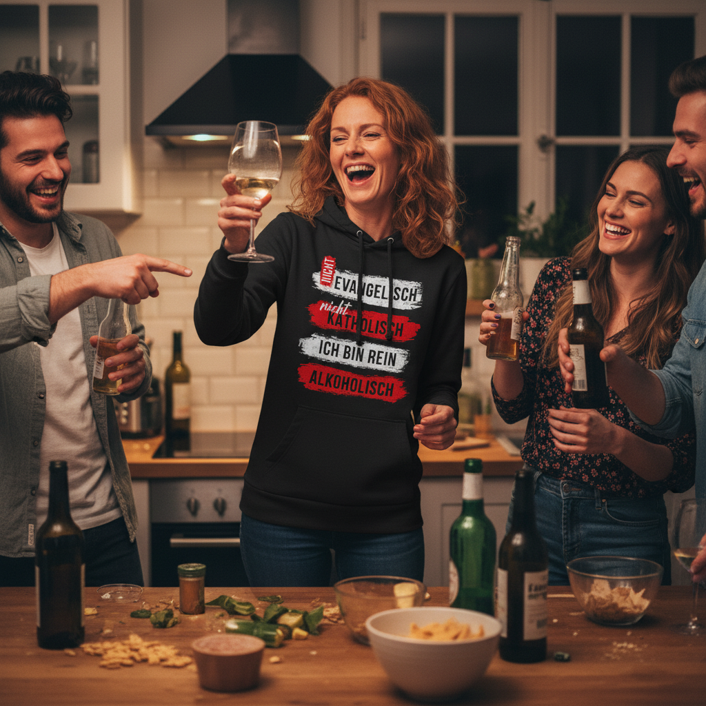 Ich bin rein Alkoholisch - Damen Hoodie