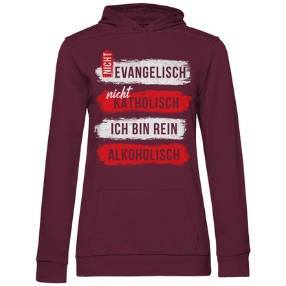 Ich bin rein Alkoholisch - Damen Hoodie Wine