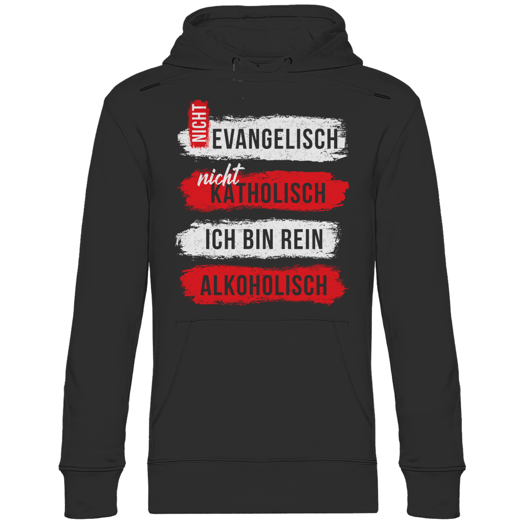 Ich bin rein Alkoholisch - Unisex Hoodie Black