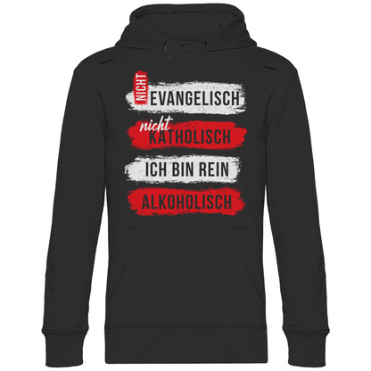 Ich bin rein Alkoholisch - Unisex Hoodie Black