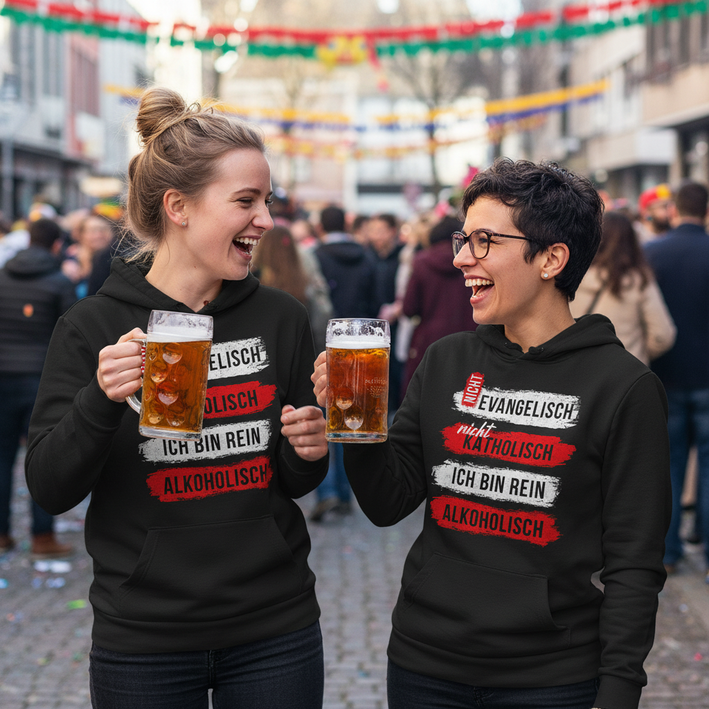 Ich bin rein Alkoholisch - Damen Hoodie