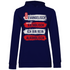 Ich bin rein Alkoholisch - Damen Hoodie Navy Blue