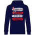 Ich bin rein Alkoholisch - Unisex Hoodie Navy Blue