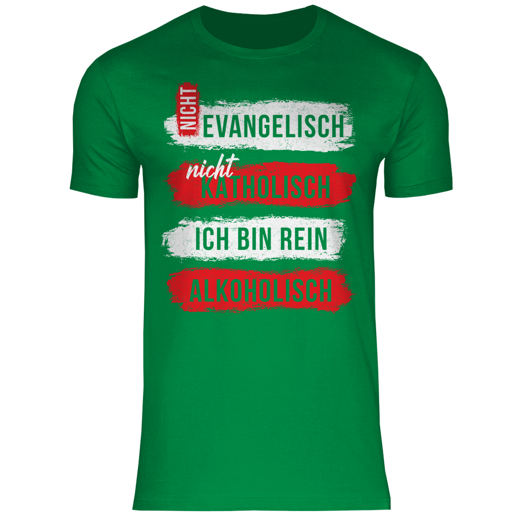 Ich bin rein Alkoholisch - Herren Shirt Kelly Green