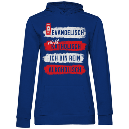 Ich bin rein Alkoholisch - Damen Hoodie Royal