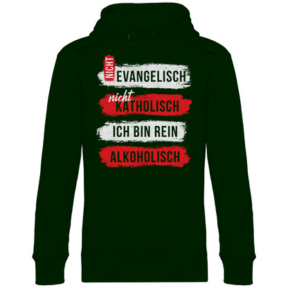 Ich bin rein Alkoholisch - Unisex Hoodie Forest Green