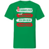 Ich bin rein Alkoholisch - Herren V-Neck Shirt Kelly Green