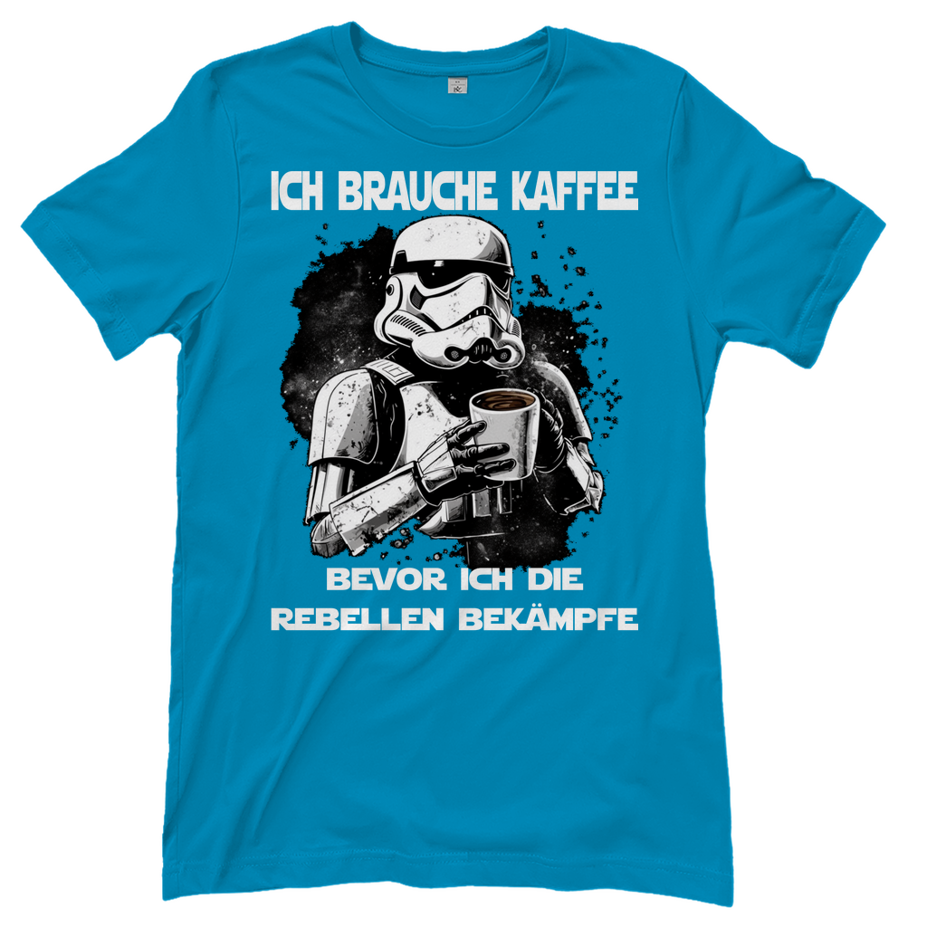 Ich brauche Kaffee - Stormtrooper - Damenshirt Atoll