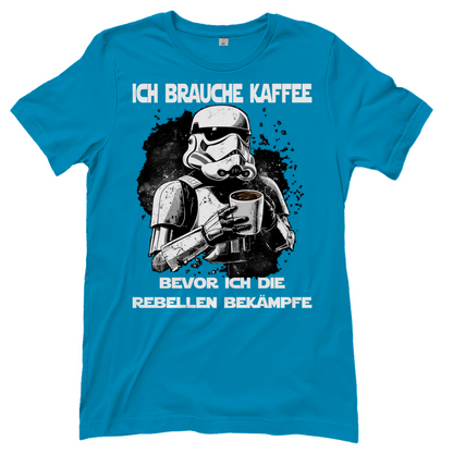 Ich brauche Kaffee - Stormtrooper - Damenshirt Atoll
