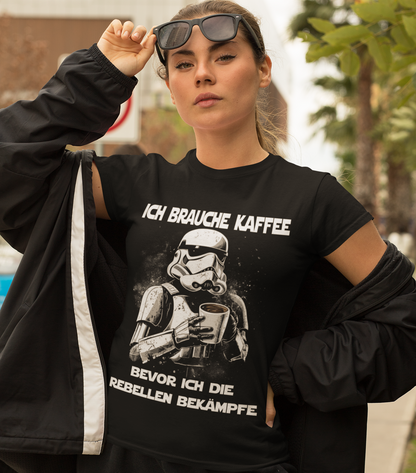Ich brauche Kaffee - Stormtrooper - Damenshirt
