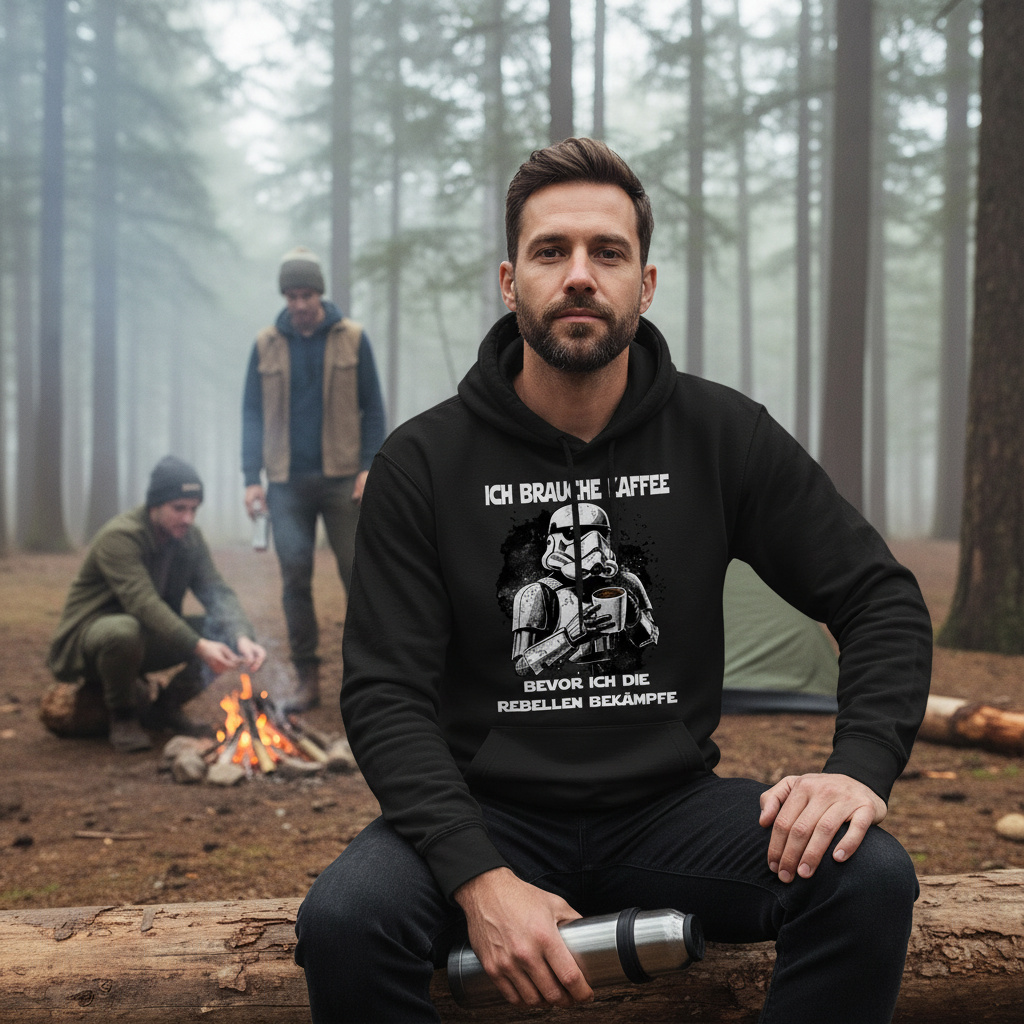 Ich brauche Kaffee - Stormtrooper - Unisex Hoodie