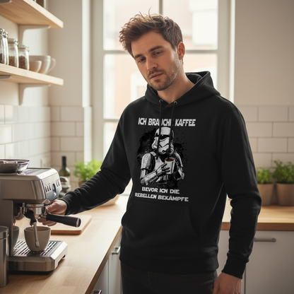 Ich brauche Kaffee - Stormtrooper - Unisex Hoodie